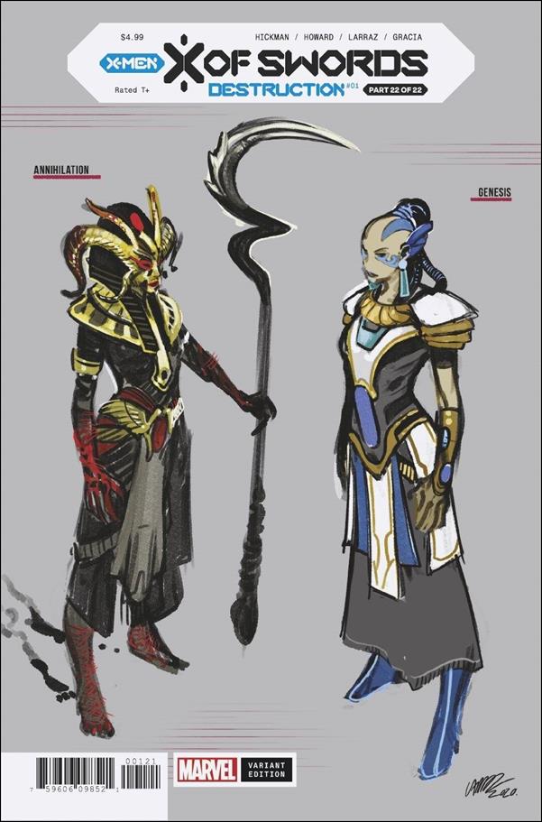 X of Swords: Destruction issue 1-E Pepe Larraz 1:10 Design Cover