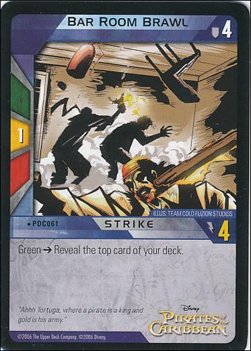 Pirates of the Caribbean - Dead Man's Chest (Base Set) card PDC061 Bar Room Brawl