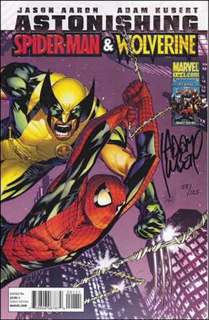 Astonishing Spider-Man & Wolverine issue 1-F DF (Signed by Adam Kubert) 1/125