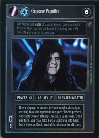 Star Wars: Reflections II: Expanding the Galaxy (Base Set) card 24 Emperor Palpatine