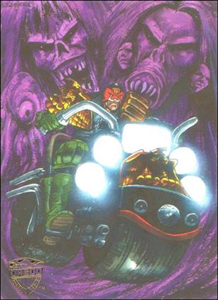 Judge Dredd: The Epics (Legends Original Artwork Cards Subset) card 3 Necropolis