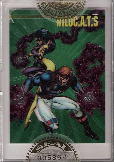 WildStorm: Set 1 (Promo) card PR1-B WildC.A.T.s (Gold Foil Sealed & #'d)