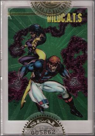 WildStorm: Set 1 (Promo) card PR1-B WildC.A.T.s (Gold Foil Sealed & #'d)