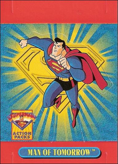 Superman Action Packs (Pop-Out Subset) card P7 Man of Tomorrow