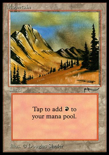 Magic the Gathering: Arabian Nights (Base Set) card 78 Mountain