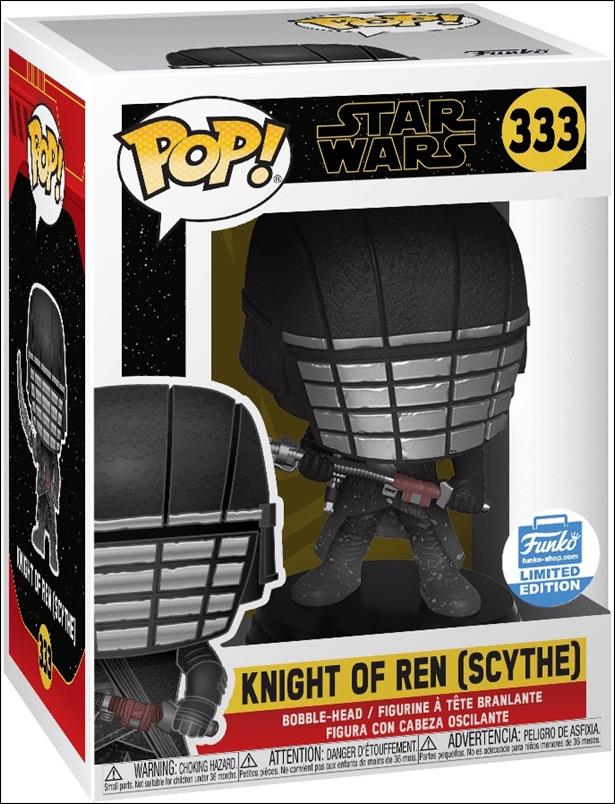 POP! Star Wars figure 333 Knight of Ren (Scythe) Funko Shop Exclusive