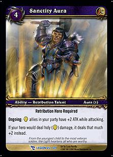 World of Warcraft: March of the Legion (Base Set) card 65 Sanctity Aura