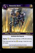 World of Warcraft: March of the Legion (Base Set) card 65 Sanctity Aura