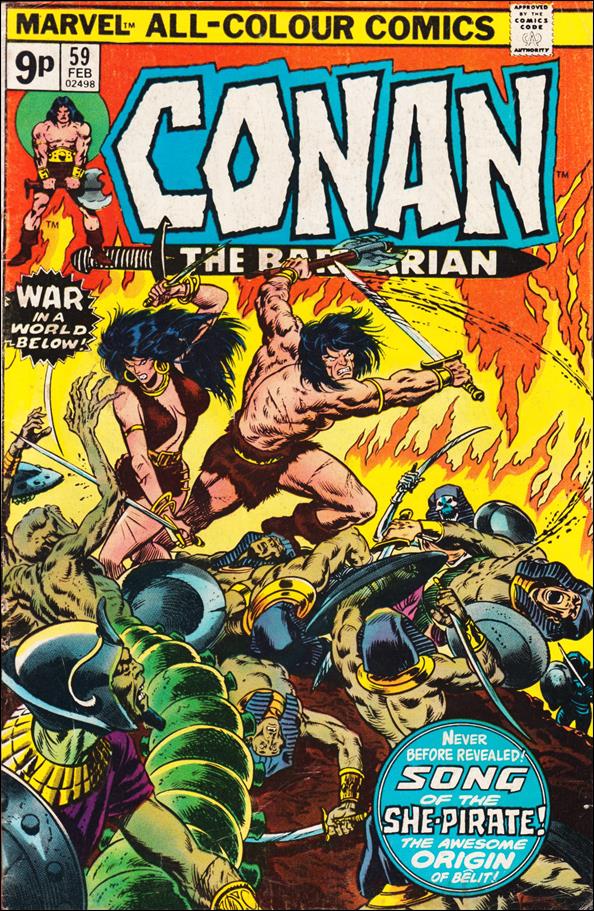 Conan the Barbarian (1970) issue 59-B UK Price Cover