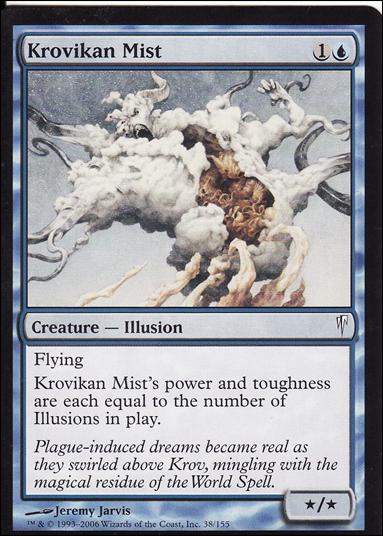 Magic the Gathering: Coldsnap (Base Set) card 38 Krovikan Mist