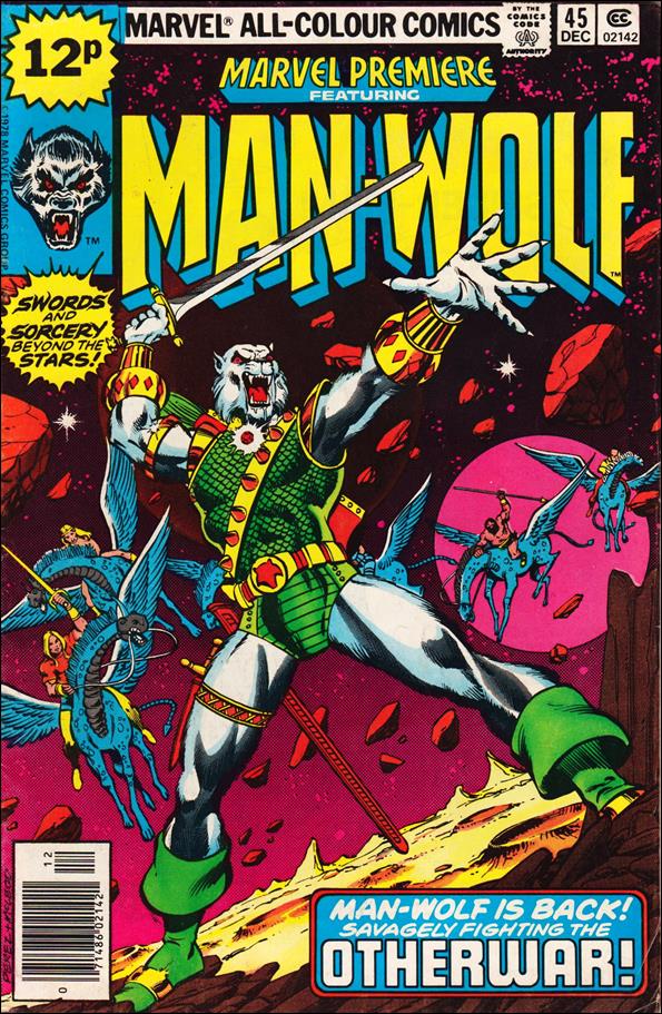 Marvel Premiere issue 45-B UK Price Cover