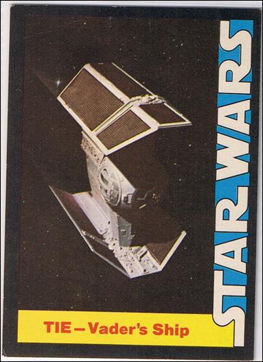 Star Wars Wonderbread Set (Promo) card Sixteen TIE - Vader's Ship
