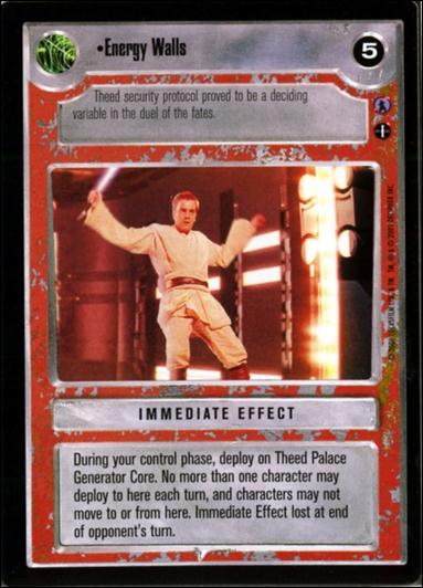 Star Wars: Reflections III (Base Set) card 164 Energy Walls