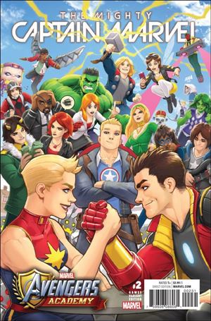 Mighty Captain Marvel issue 2-D David Nakayama 1:25 Video Game Cover