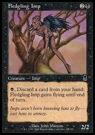 Magic the Gathering: Odyssey (Base Set) card 137 Fledgling Imp
