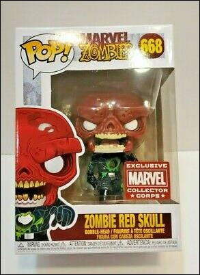 POP! Marvel figure 668 Zombie Red Skull