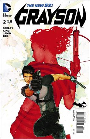 Grayson issue 2 Mikel Janin Cover