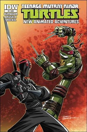 Teenage Mutant Ninja Turtles New Animated Adventures issue 4 Dario Brizuela Cover