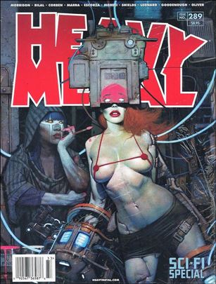 Heavy Metal issue 289-C Ryan Brown Cover