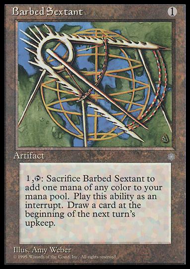 Magic the Gathering: Ice Age (Base Set) card 312 Barbed Sextant