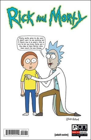 Rick and Morty (2015) issue 1-D Justin Roiland 1:50 Cover