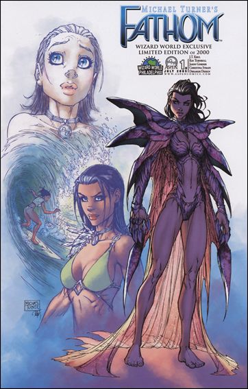 Michael Turner's Fathom (2005) issue 1-D Wizard World Philadelphia Cover 1/2000