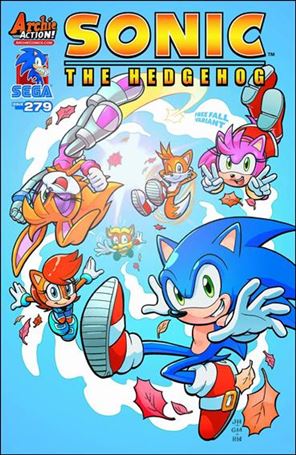 Sonic the Hedgehog (1993) issue 279-B Jennifer Hernandez Cover