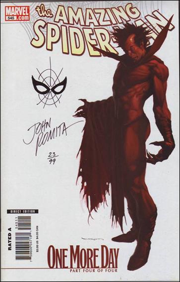 Amazing Spider-Man (1963) issue 545-D DF (Signed and Remarked by John Romita) 1/99