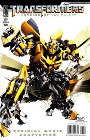Transformers: Revenge of the Fallen Official Movie Adaptation issue 4-B CGI Cover