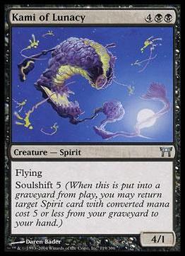 Magic the Gathering: Champions of Kamigawa (Base Set) card 119 Kami of Lunacy
