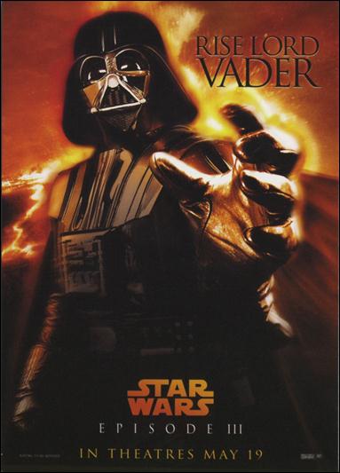 Star Wars: Episode III Revenge of the Sith Postcards (Promo) card nn1 Rise Lord Vader