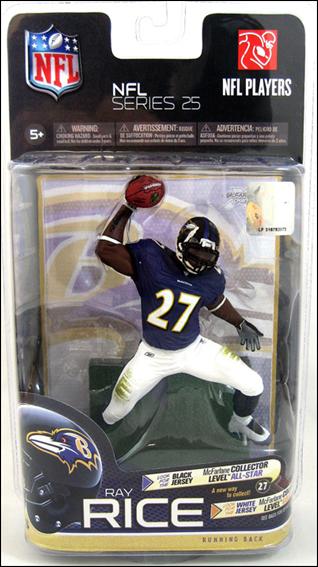 NFL (Series 25) figure 4 Ray Rice (Purple Jersey)