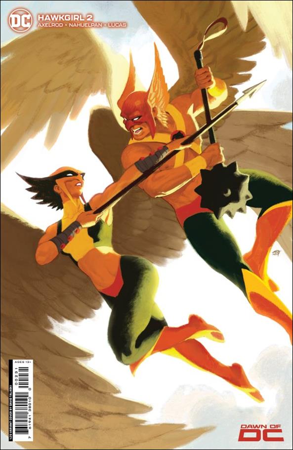 Hawkgirl (2023) issue 2-D David Talaski 1:25 Cardstock Cover