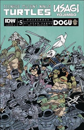 Teenage Mutant Ninja Turtles / Usagi Yojimbo: WhereWhen Cover Image 2