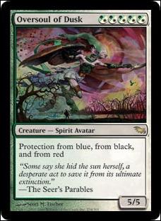 Magic the Gathering: Shadowmoor (Base Set) card 234 Oversoul of Dusk