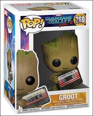 POP! Marvel figure 260 Groot with cassette