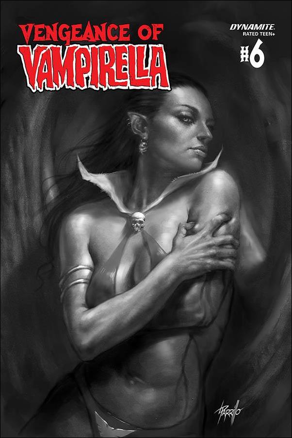 Vengeance of Vampirella (2019) issue 6-K Lucio Parrillo 1:21 Black & White Cover