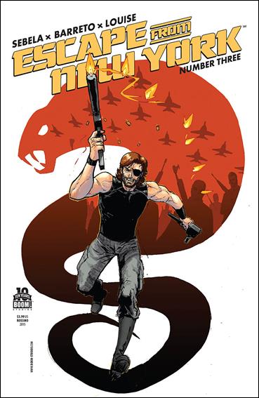 Escape from New York issue 3-B Riley Rossmo Cover
