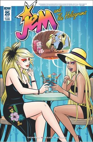 Jem and the Holograms issue 25-B Yoshi Yoshitani Subscription Cover