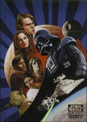 Star Wars Galaxy: Series 5 (Base Set) card 58 Best of Both Worlds