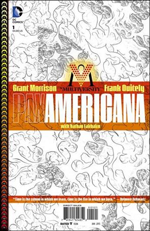 Multiversity: Pax Americana issue 1-B Frank Quitely 1:10 Black and White Cover