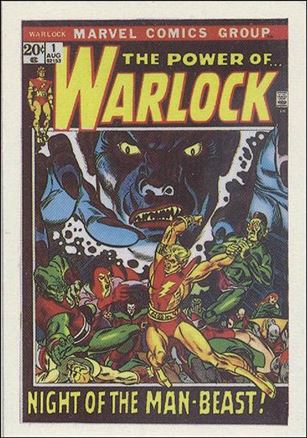 Marvel Super Heroes First Issue Covers (Base Set) card 39 The Power of ... Warlock