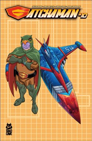 Gatchaman issue 10-B Chris Batista Ryu And G-5 Cover