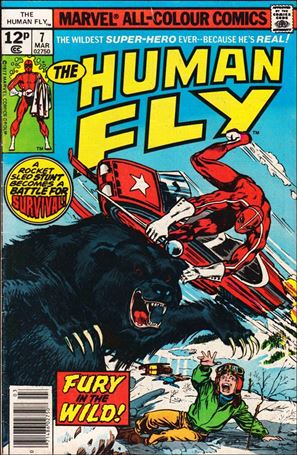 Human Fly issue 7-B UK Price Cover