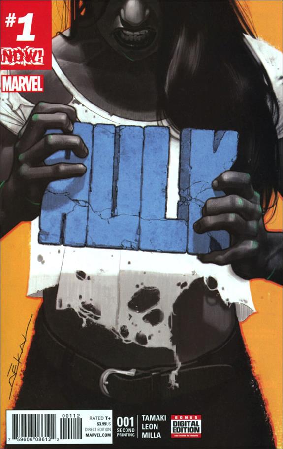 Hulk (2017) issue 1-T Jeff Dekal (2nd Printing) Cover