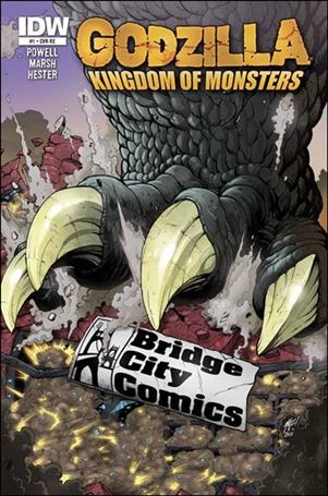 Godzilla: Kingdom of Monsters issue 1-MM Bridge City Comics Cover 1/500