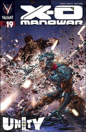 X-O Manowar (2012)  issue 19 Clayton Crain Cover