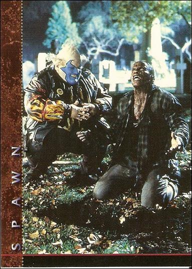 Spawn: The Movie (Base Set) card 13 The Grave Of Al Simmons