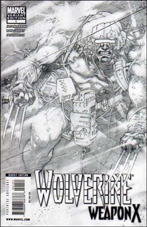 Wolverine: Weapon X issue 1-E Adam Kubert 1:100 Sketch Cover