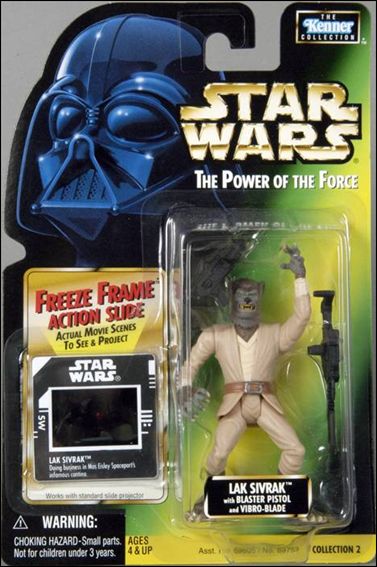 Star Wars: The Power of the Force 2 3 3/4" Basic Action Figures figure 61 Lak Sivrak w/ Freeze Frame